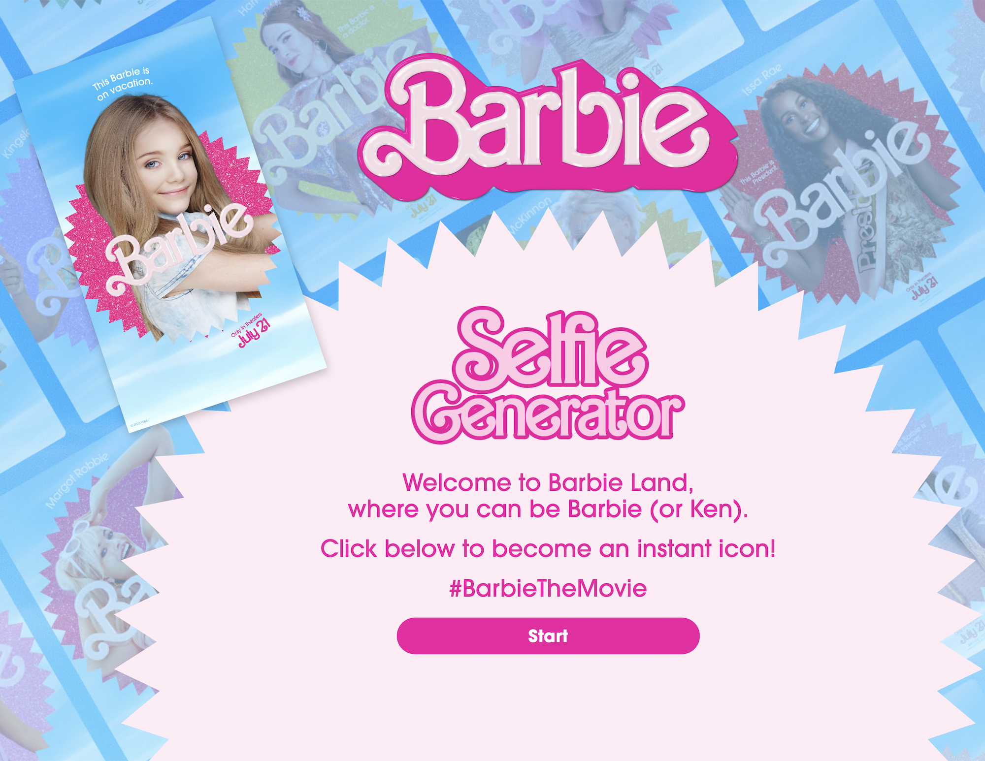 How to use the 'Barbie' selfie generator