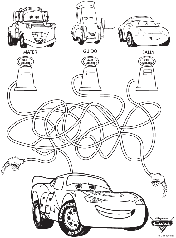 Download FREE Disney Cars Coloring Pages