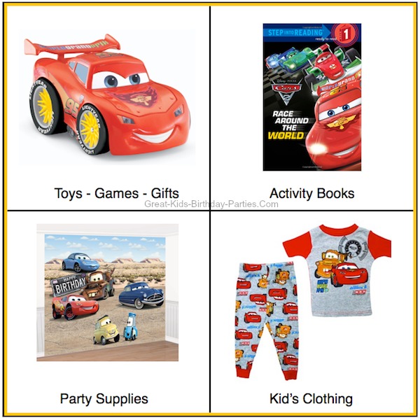 Disney Cars Birthday Party Game Boys Cars Party Supplies