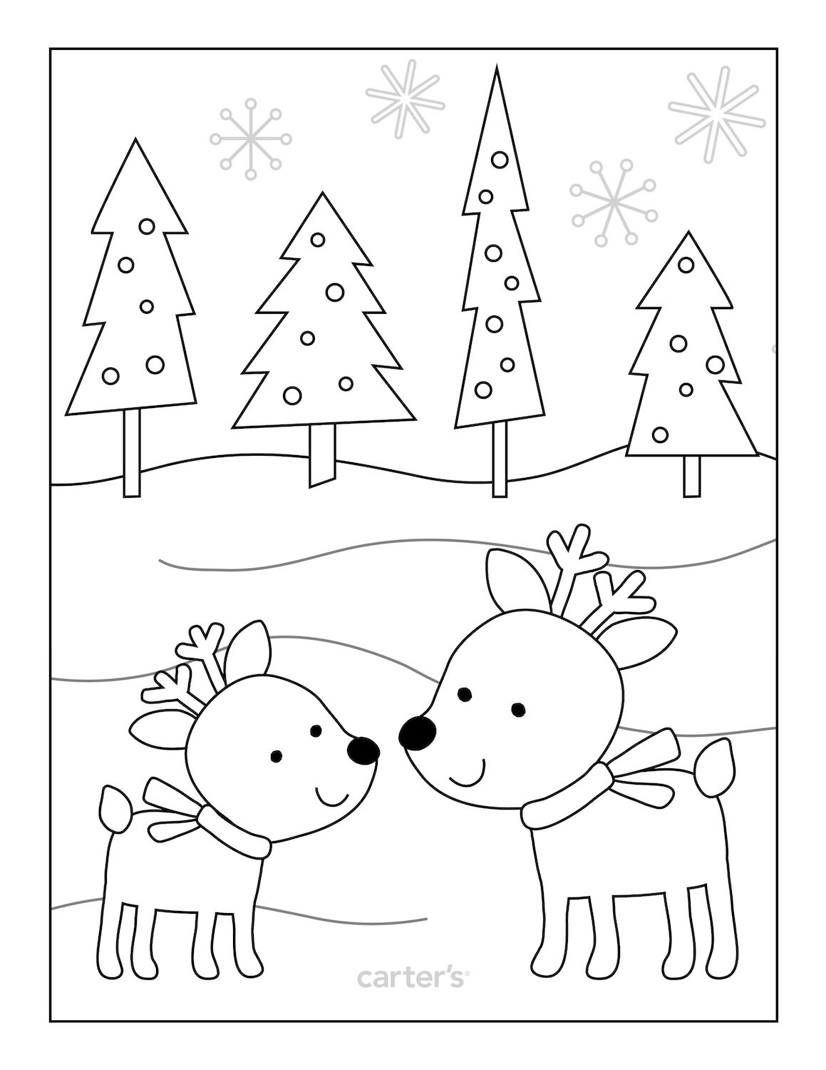 Free Coloring Pages Holiday Printable
