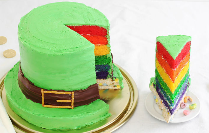 St. Patrick's Day Cake, Leprechaun Hat Cake