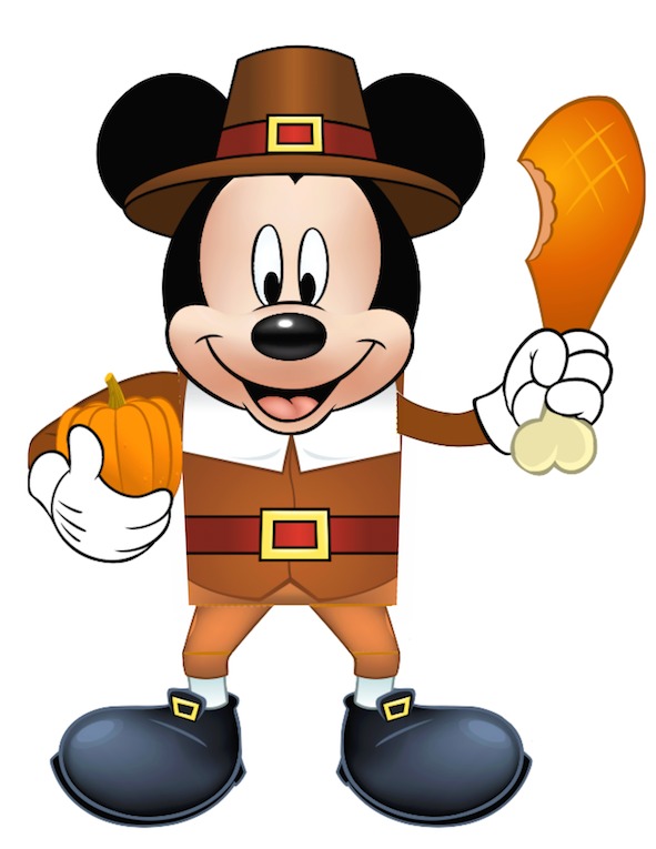 Mickey Thanksgiving Treat Box at KidsPartyWorks.Com