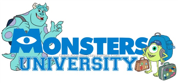 FREE Monsters University FONT – Download this free font and use to make invitations, decorations, party labels, stickers, water bottle labels, name tags and lots more.  Over 60 FREE Disney Fonts here.
