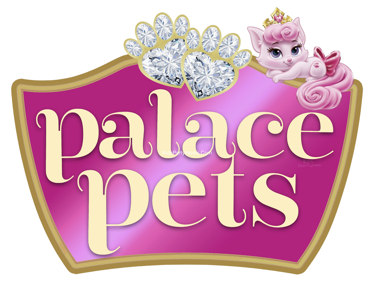 Disney Font - Palace Pets Font. KidsPartyWorks.Com