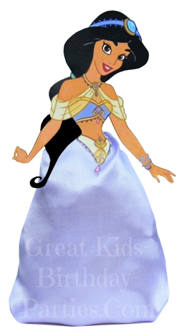 DIY Disney Princess Party Favors - Princess Jasmine Favor Bags