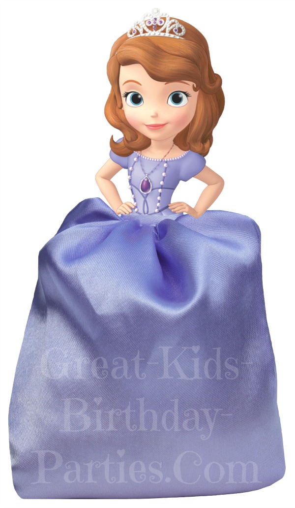 DIY Disney Princess Party Favors - Sofia the First Favor Bags