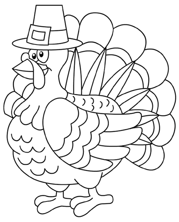 Free Thanksgiving Coloring Pages at KidsPartyWorks.Com