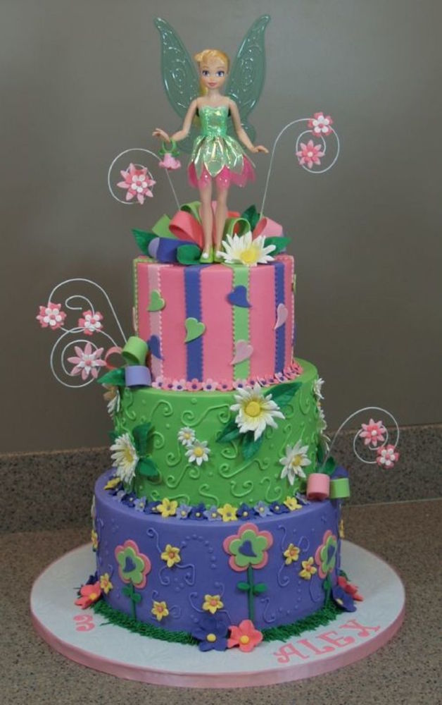 Tinkerbell Birthday Cake by lenslady on DeviantArt