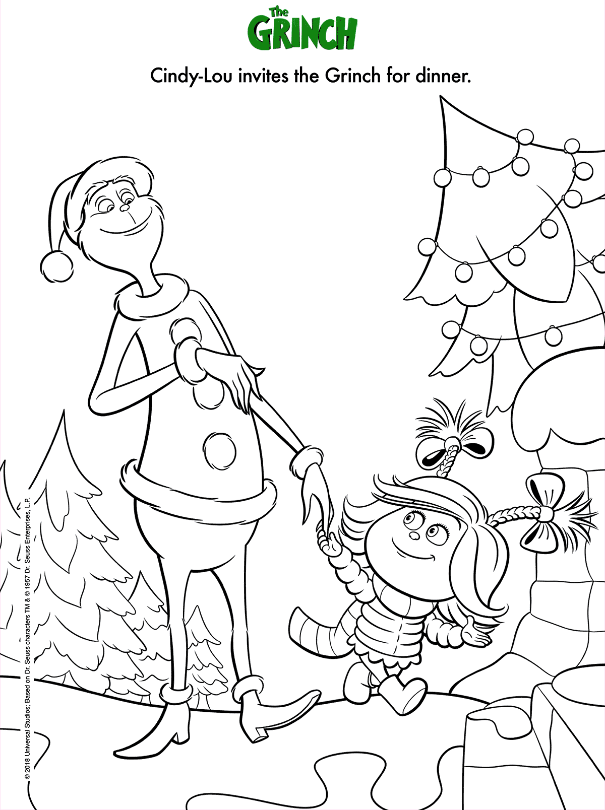Grinch Coloring Page