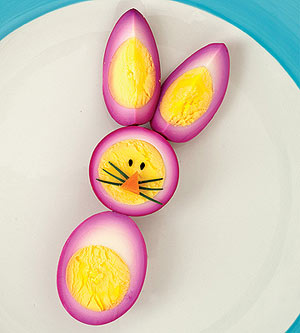 Eater Rabbit Egg - Eater boiled egg, easy to make and so pretty!