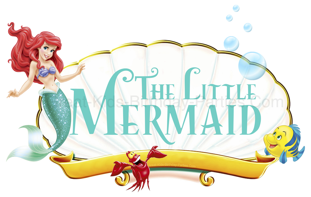 Download your free Little Mermaid Font at KidsPartyWorks.Com