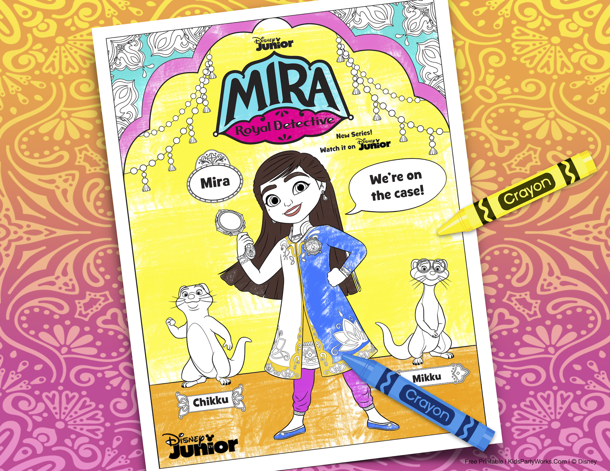 Mira Coloring Pages