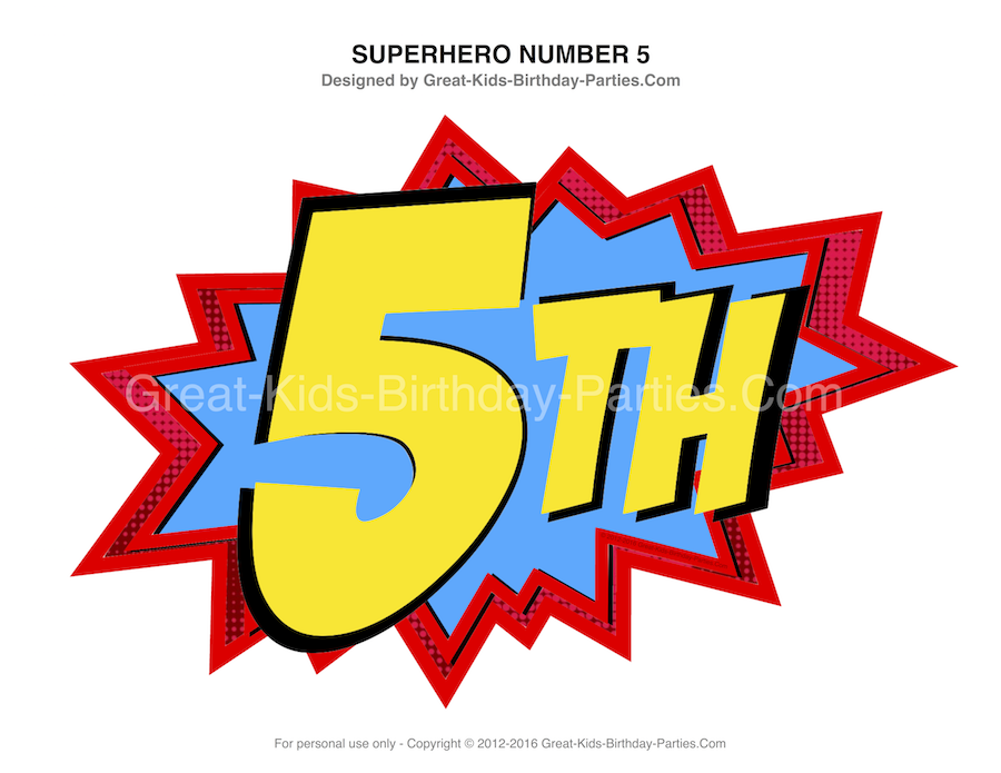 Superhero Numbers